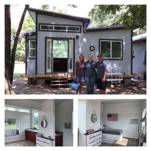 Kingwood ISD students build tiny homes for homeless veterans
