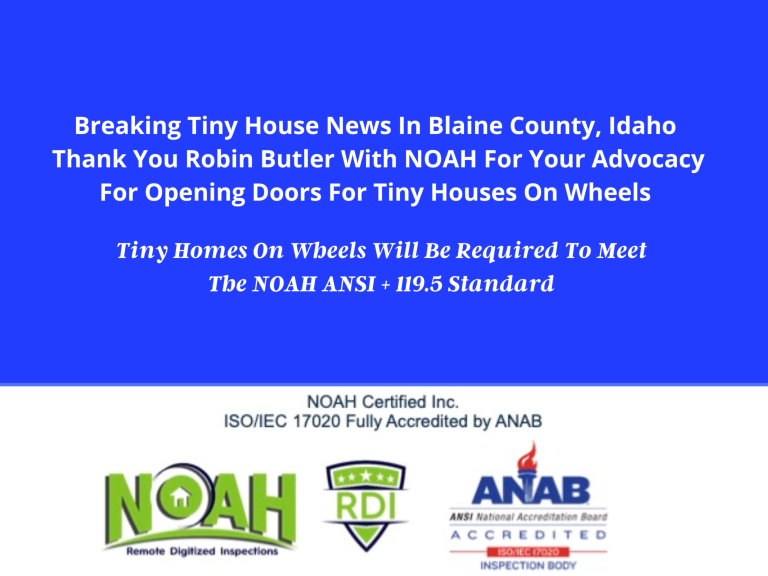 Blaine County Idaho Opens Doors For Tiny Houses On Wheels Tiny House 