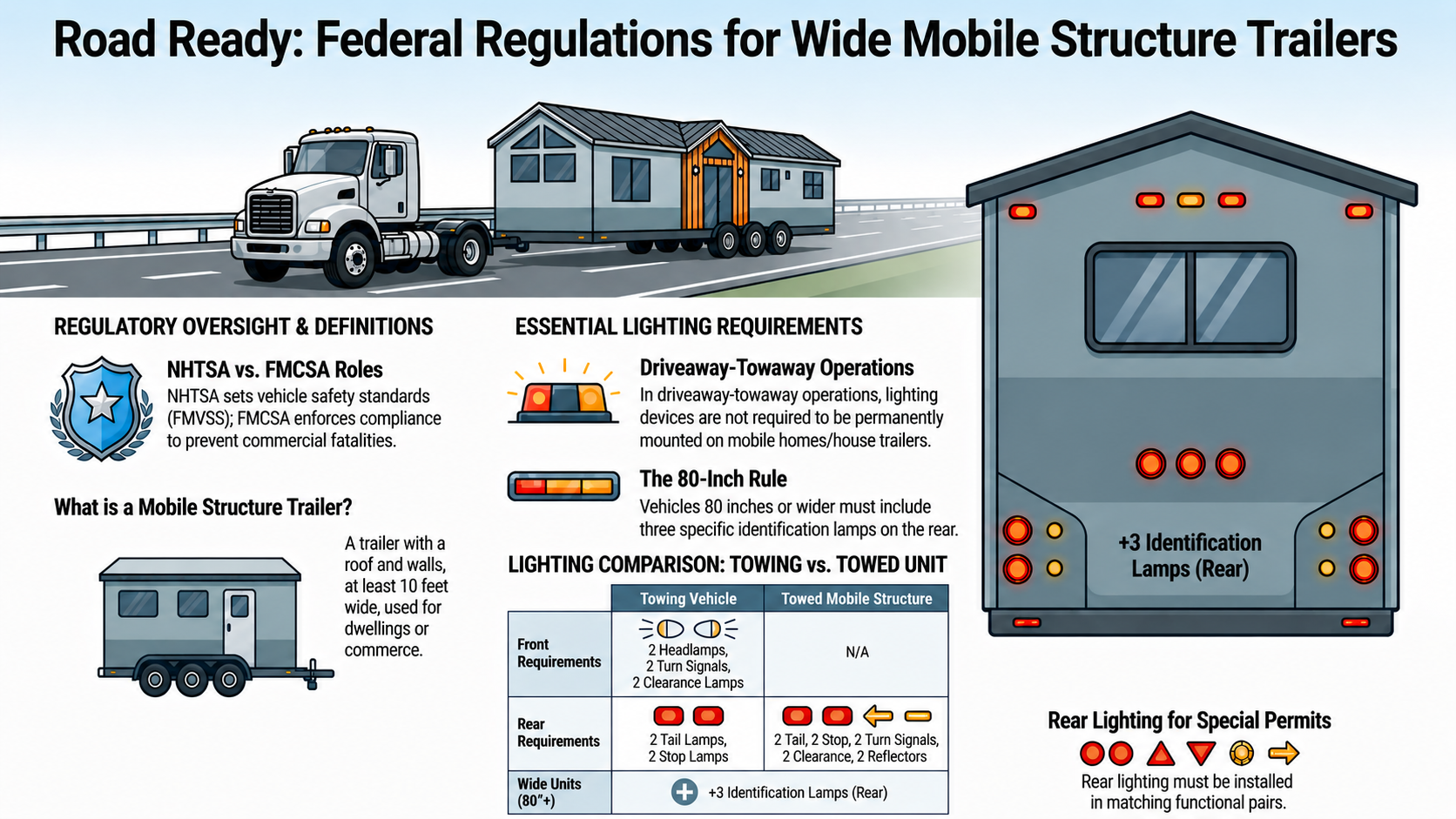 FMCSA Laws Apply To Tiny Houses On Wheels Over 10 Wide
